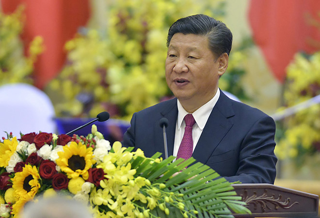 Chủ tịch Tập Cận Bình viếng lăng Chủ tịch Hồ Chí Minh