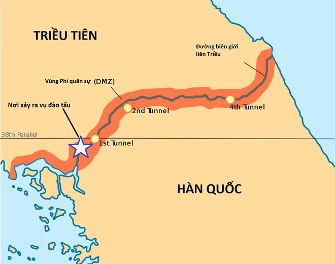 Binh sĩ Triều Tiên bị bắn khi đào tẩu sang Hàn Quốc