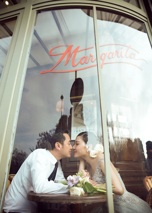 Ngọc Duyên sang Pháp chụp ảnh cưới với bạn trai hơn 18 tuổi