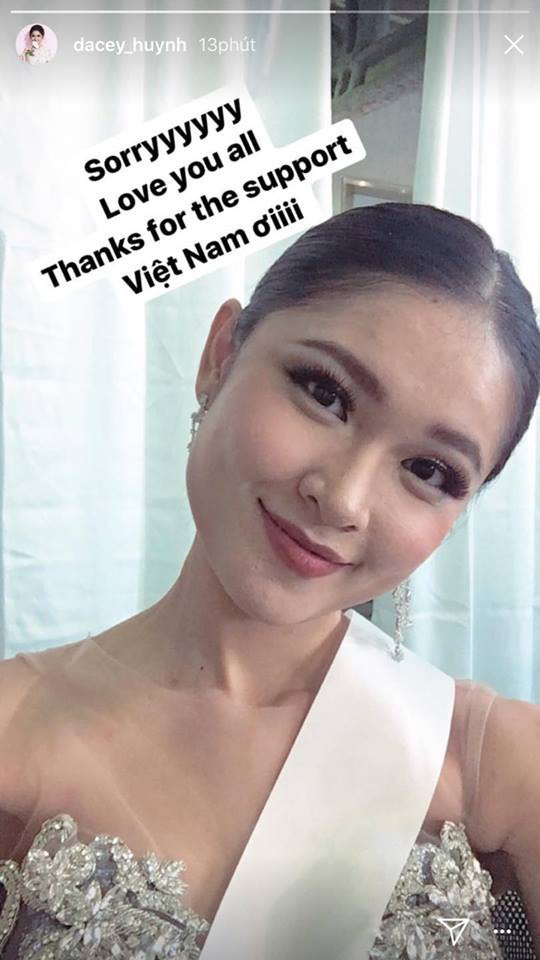 Trượt Top 15 Miss International 2017, Thùy Dung gửi xin lỗi khán giả nước nhà Trượt Top 15 Miss International 2017, Thùy Dung gửi xin lỗi khán giả nước nhà