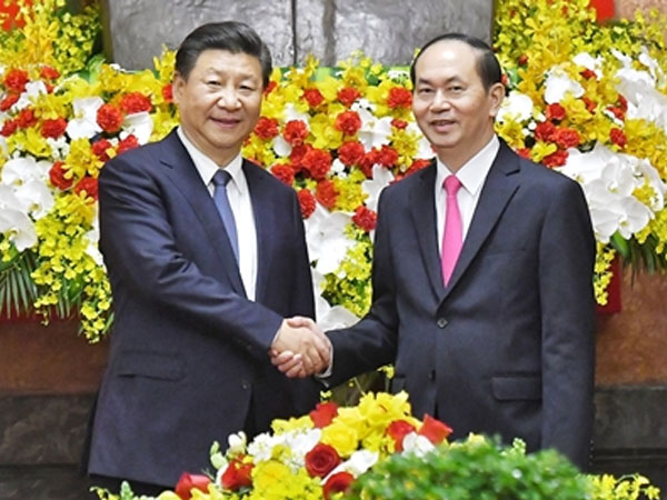 Chủ tịch nước hội đàm Chủ tịch Trung Quốc