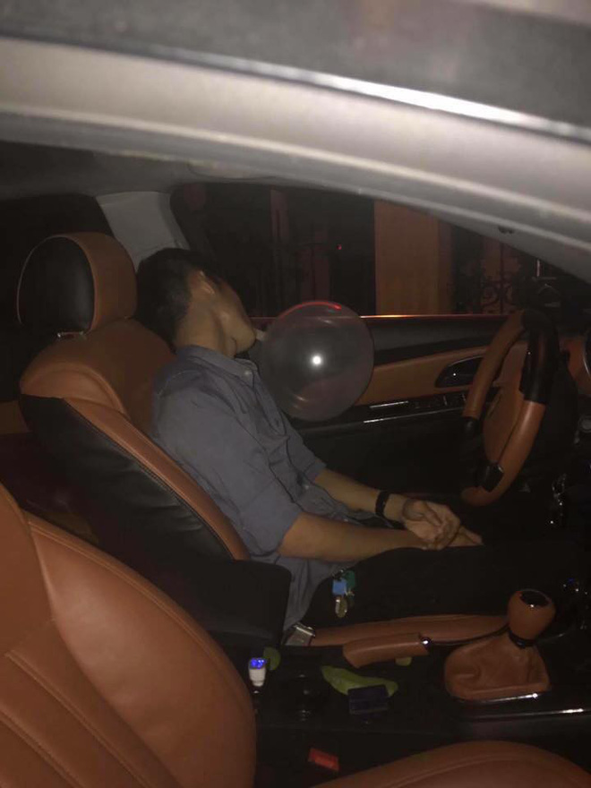 Triệu tập nam thanh niên 9X vừa hít bóng vừa lái xe gây tai nạn liên hoàn ở Hải Phòng