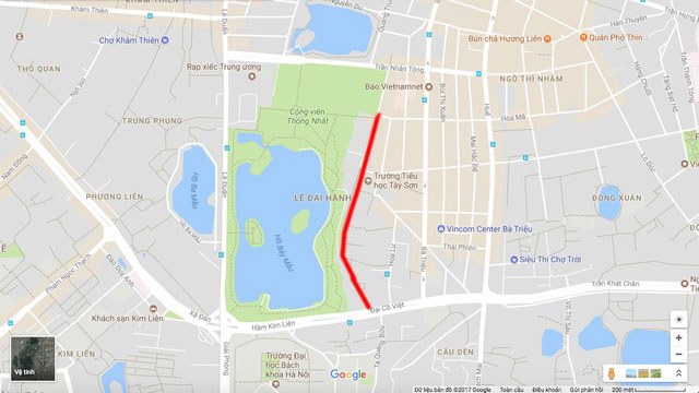 Hà Nội: Đường uốn lượn bên hồ Bảy Mẫu sắp hoàn thành