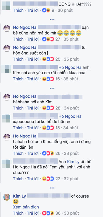 Công khai hôn Kim Lý, Hồ Ngọc Hà không còn giấu diếm tình yêu?