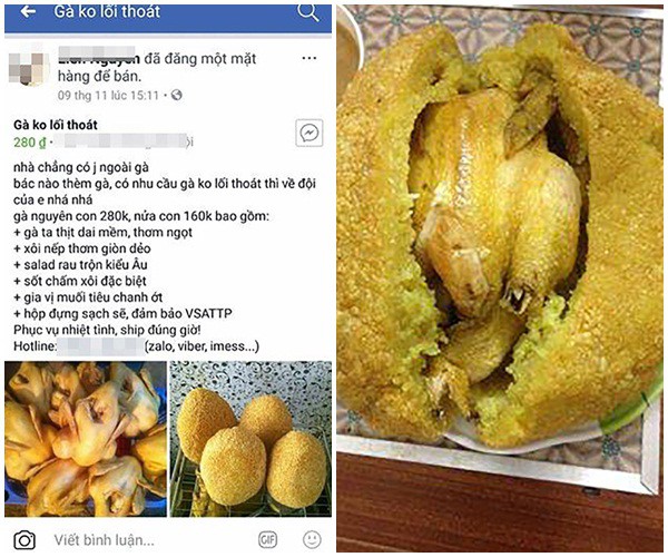 Bỏ gần triệu mua gà không lối thoát trên mạng, bà nội trợ rước về gà sống nhăn