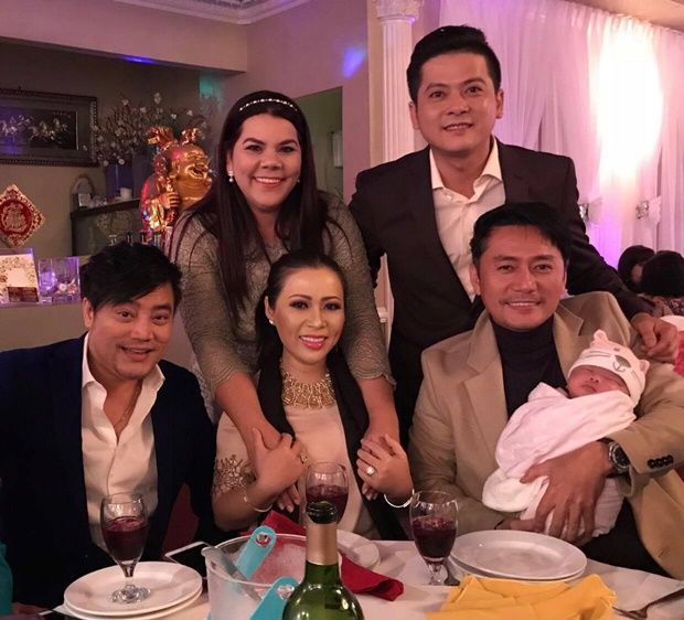 Dàn sao Việt nô nức dự tiệc đầy tháng con gái diễn viên Hoàng Anh và vợ Việt kiều ở Mỹ