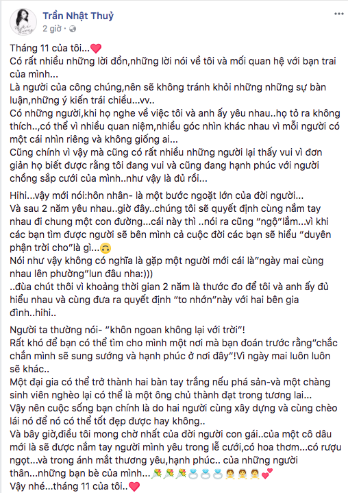 Lộ thiệp cưới của Nhật Thuỷ Idol và ông xã điển trai