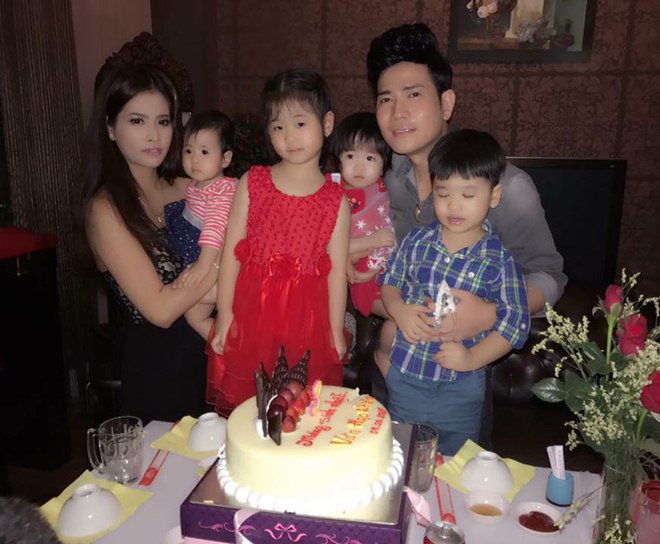 Vợ kém 8 tuổi của Quách Thành Danh sinh liên tiếp bốn con để chiều chồng