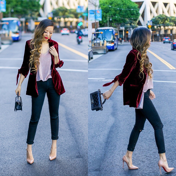 Sau một mùa oanh tạc làng mốt, vải nhung vẫn được ưa chuộng