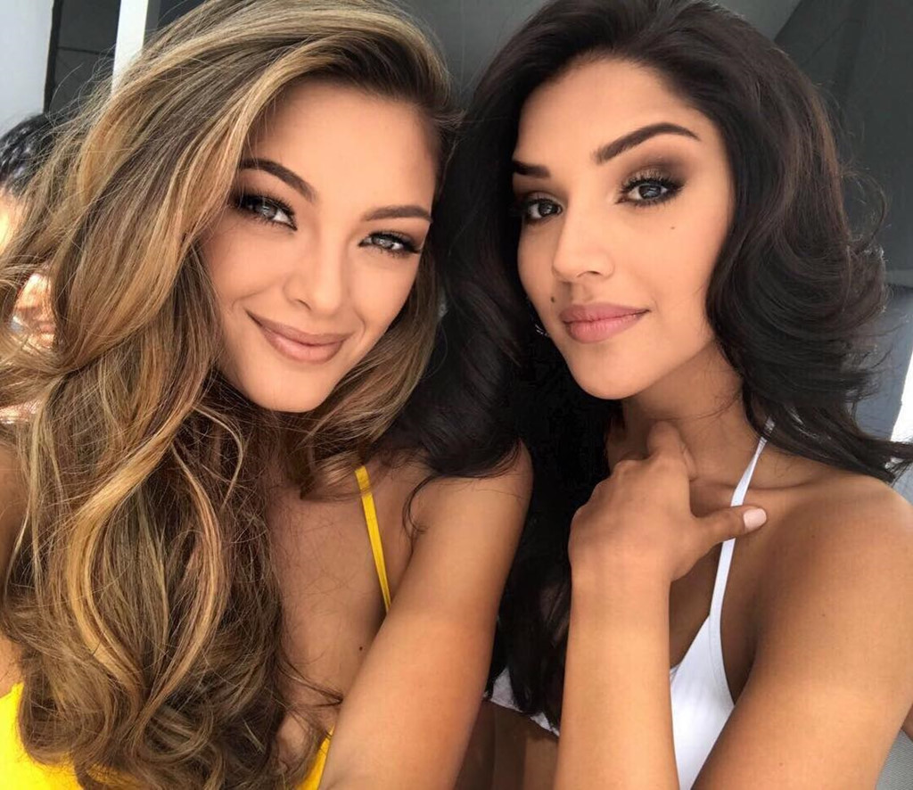 Hậu trường chụp ảnh áo tắm của thí sinh Hoa hậu Hoàn vũ