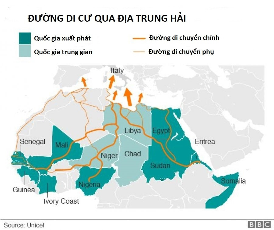 Nơi những người tị nạn bị bán như nô lệ giá vài trăm USD