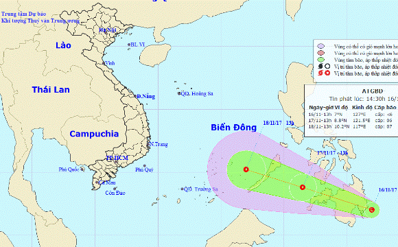 Chuyên gia thời tiết: 1 vùng áp thấp đang mạnh lên, có khả năng vào Biển Đông