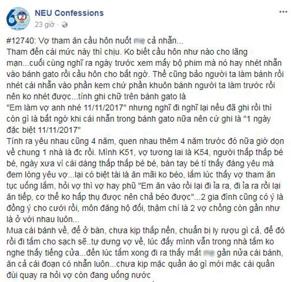 Bi hài thanh niên cầu hôn bằng cách nhét nhẫn vào bánh nhưng lại bị bạn gái nuốt trôi Bi hài thanh niên cầu hôn bằng cách nhét nhẫn vào bánh nhưng lại bị bạn gái nuốt trôi