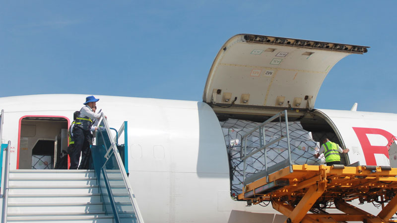 Máy bay chở hàng cứu trợ của ASEAN hạ cánh ở Cam Ranh