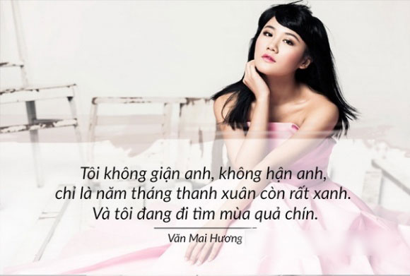 Những câu nói cực thấm của Văn Mai Hương sau khi chia tay tình yêu sâu đậm Những câu nói cực thấm của Văn Mai Hương sau khi chia tay tình yêu sâu đậm