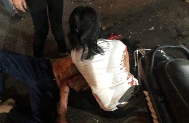 Nhóm côn đồ truy sát nam thanh niên tại quán nhậu