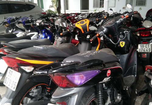 Công an TP HCM sẽ ít tạm giữ xe vi phạm