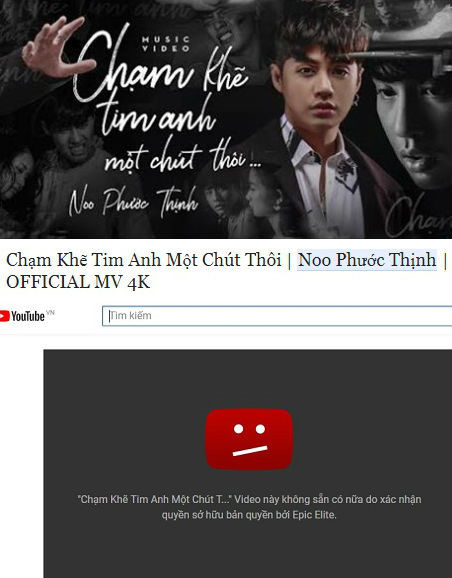 Bị YouTube xoá MV 30 triệu lượt xem, Noo Phước Thịnh xin lỗi