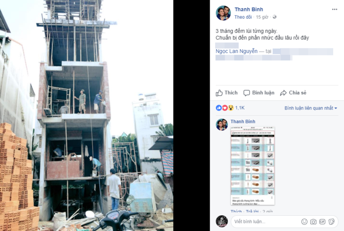 Hết tặng xe tiền tỷ, Thanh Bình lại xây nhà 5 tầng cho bà xã Ngọc Lan