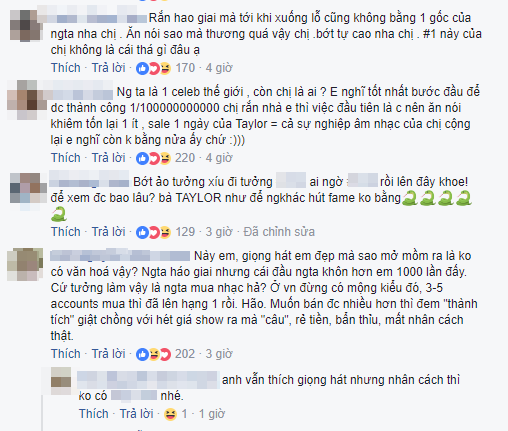 Hết chê Chi Pu, Uyên Linh lại gọi Taylor Swift là con rắn hao trai Hết chê Chi Pu, Uyên Linh lại gọi Taylor Swift là con rắn hao trai