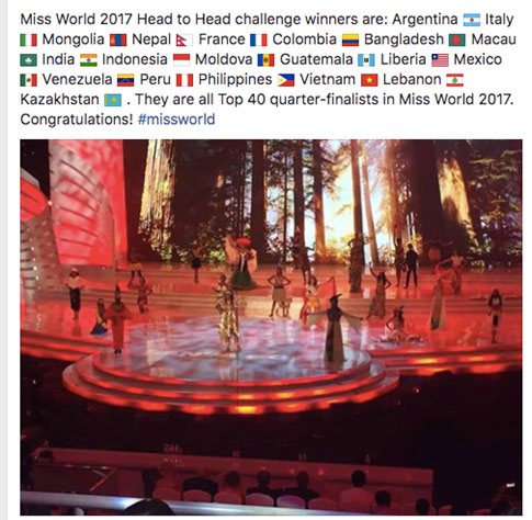 Đỗ Mỹ Linh vào thẳng Top 40 Hoa hậu Thế giới