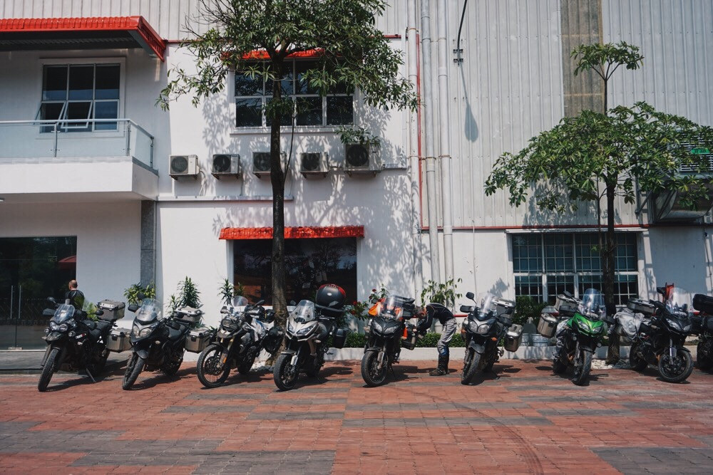 Dàn môtô khủng phượt Tam giác vàng quy tụ tại Long An