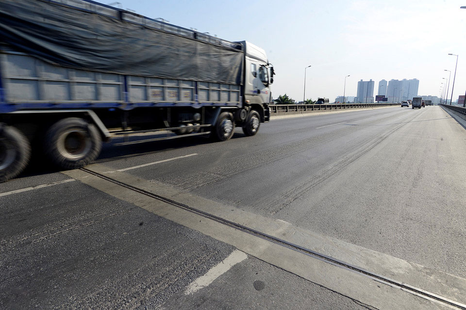 Cận cảnh những đường vành đai ở Hà Nội bị xuống cấp