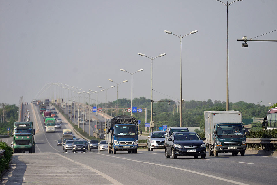 Cận cảnh những đường vành đai ở Hà Nội bị xuống cấp