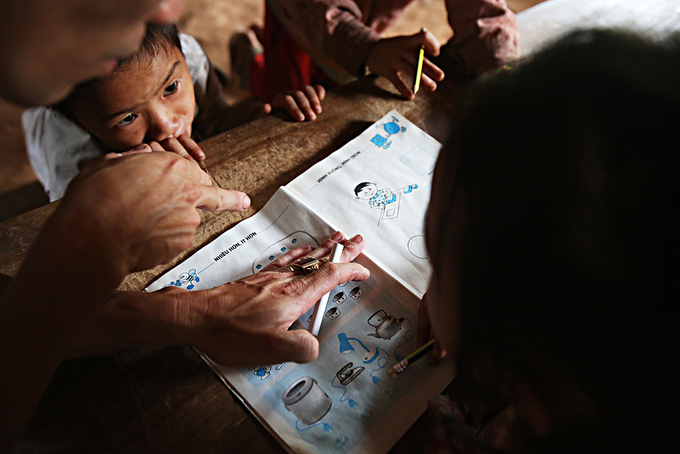 Lớp học bốn thầy trò ở rẻo cao