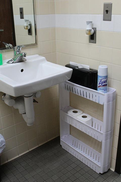 Các mẹo giúp nhà tắm siêu nhỏ vẫn chứa được nhiều đồ