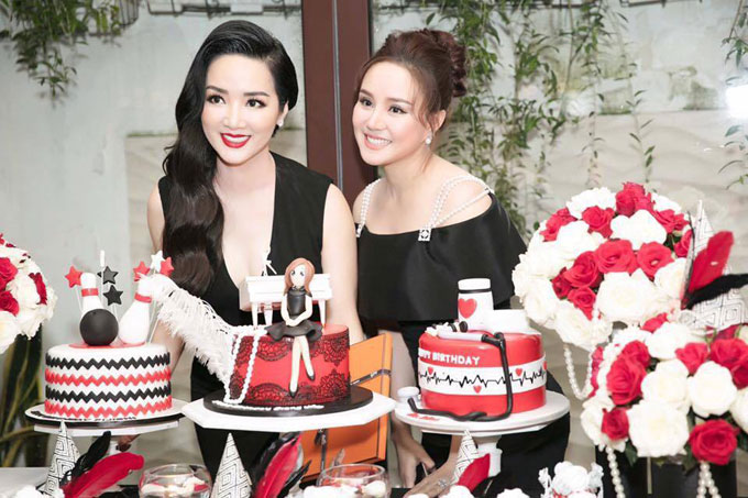 Con gái cưng cùng dàn sao dự tiệc sinh nhật của Giáng My