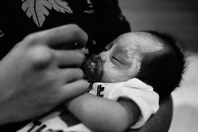 Nhìn đáng yêu thế này thì ai chẳng muốn có một nhóc tỳ như ca nương Kiều Anh