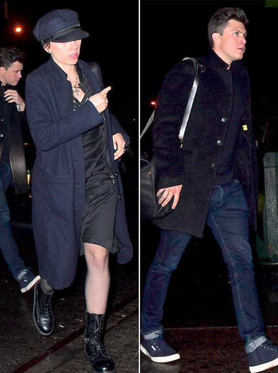 Scarlett Johansson lần đầu công khai hôn người tình trên phố