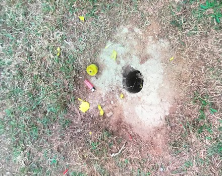 Thái Nguyên: Vật thể lạ phát nổ tại sân vận động, 4 học sinh trọng thương