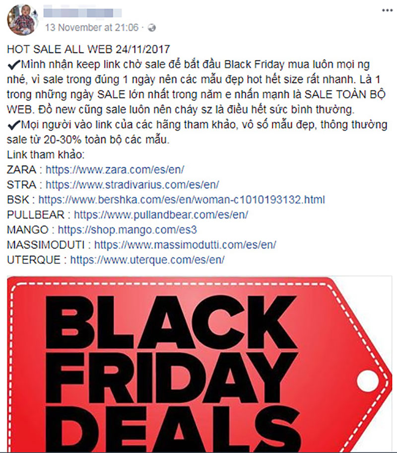 Dân buôn trắng đêm câu khách, chị em rạo rực hàng hiệu Black Friday