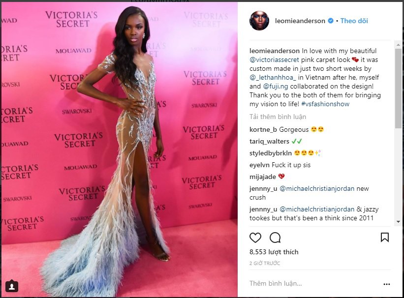 NTK Lê Thanh Hòa: Chân dài sexy bậc nhất Victorias Secret vừa nhìn bản vẽ là thích ngay!