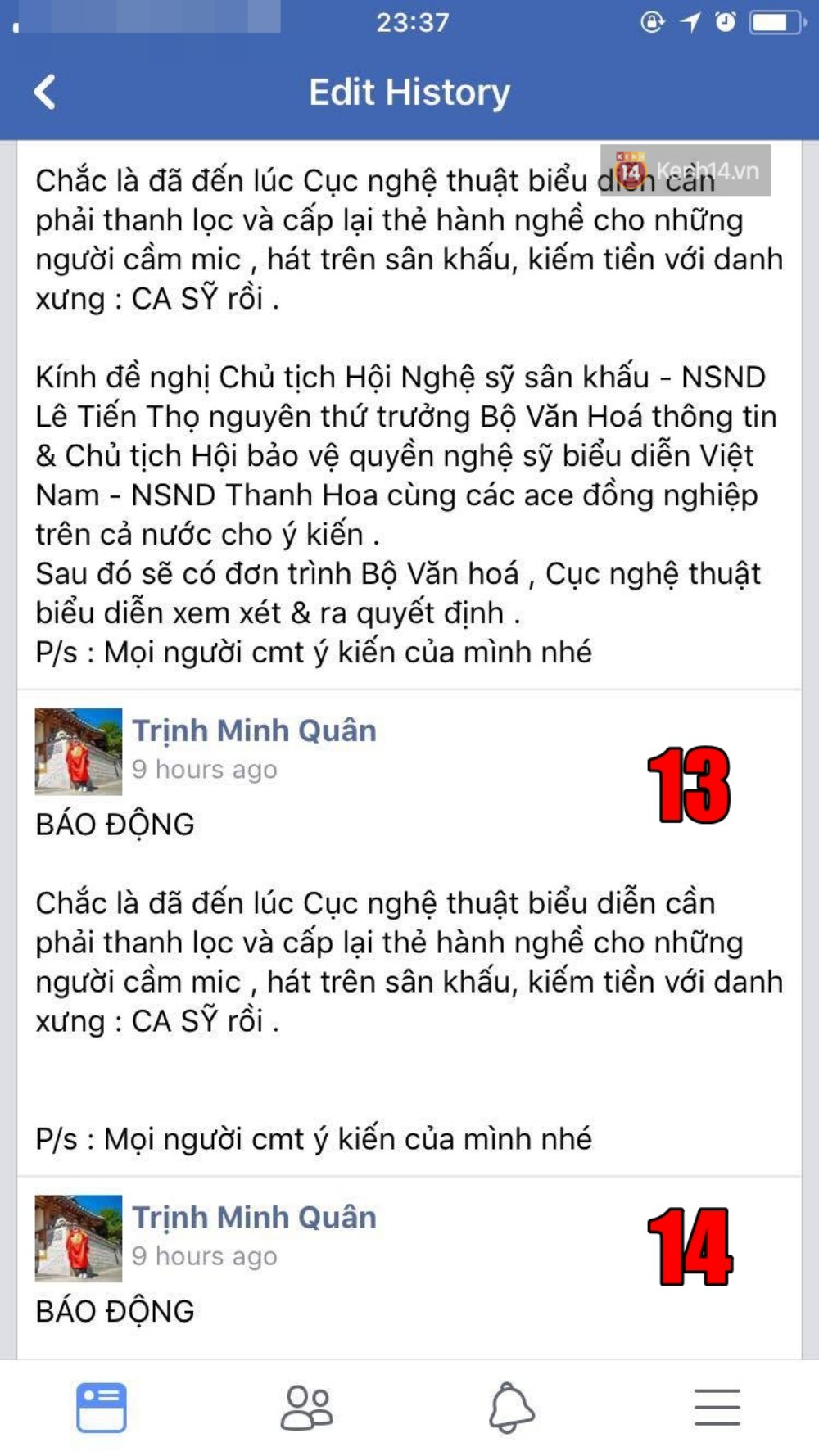 Người ta uốn lưỡi 7 lần trước khi nói, còn Minh Quân sửa hẳn MƯỜI TÁM lần khi đăng status dài 3 dòng đá xéo Chi Pu Người ta uốn lưỡi 7 lần trước khi nói, còn Minh Quân sửa hẳn MƯỜI TÁM lần khi đăng status dài 3 dòng đá xéo Chi Pu