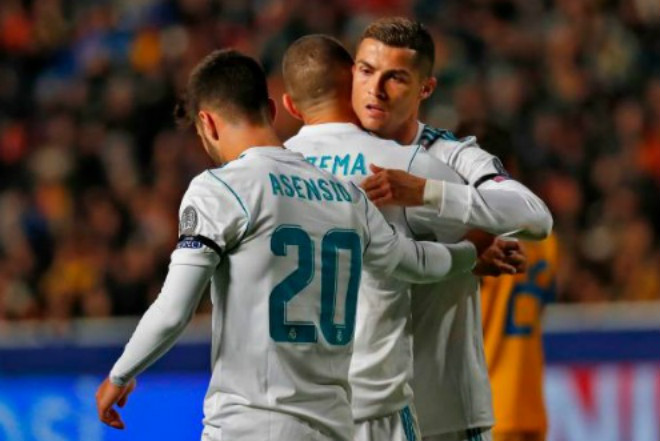 APOEL - Real Madrid: Cú đúp siêu sao, tưng bừng 6 bàn