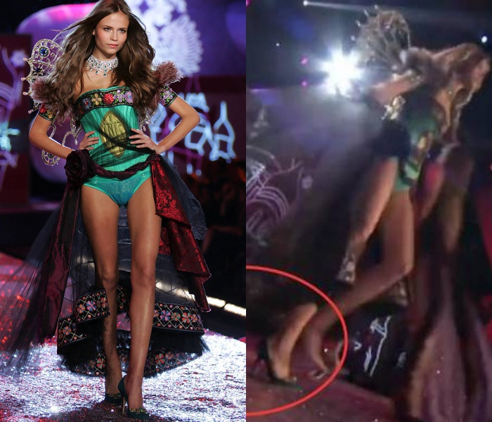 Những tai nạn nhớ đời của các siêu mẫu nội y Victorias Secret