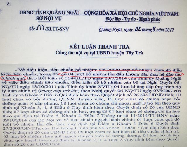 Quảng Ngãi: Muốn lên chức, thạc sĩ phải học lại đại học chính quy