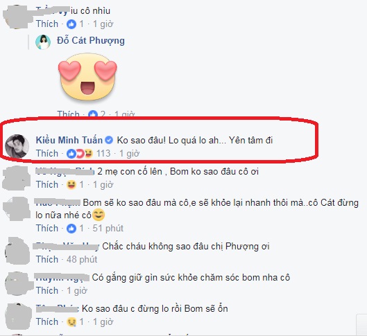 Cát Phượng lo lắng khi thấy con chảy máu cầu cứu cư dân mạng Cát Phượng lo lắng khi thấy con chảy máu cầu cứu cư dân mạng