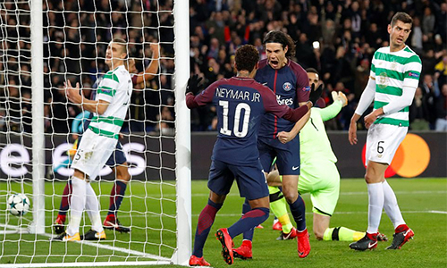 PSG hủy diệt Celtic, phá kỷ lục ghi bàn trước một lượt đấu