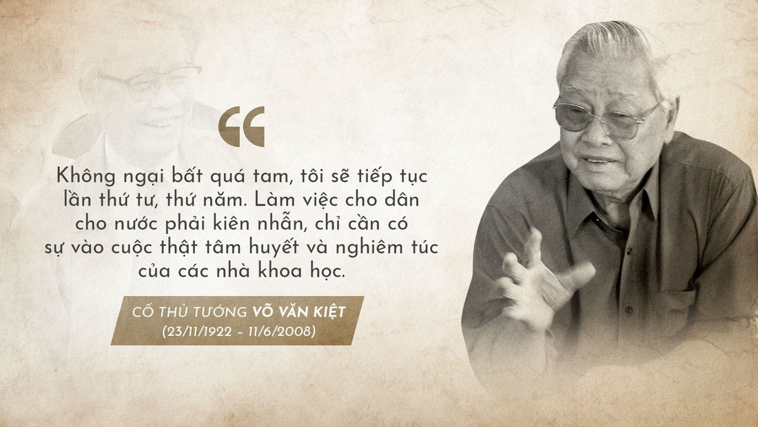 Cố Thủ tướng Võ Văn Kiệt: Chức quyền chỉ là phương tiện vì dân Cố Thủ tướng Võ Văn Kiệt: Chức quyền chỉ là phương tiện vì dân