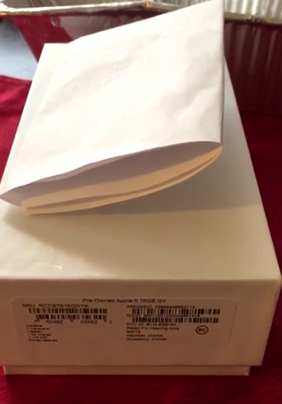 Mua iPhone dịp Black Friday, nhận được 11 mẩu khoai tây