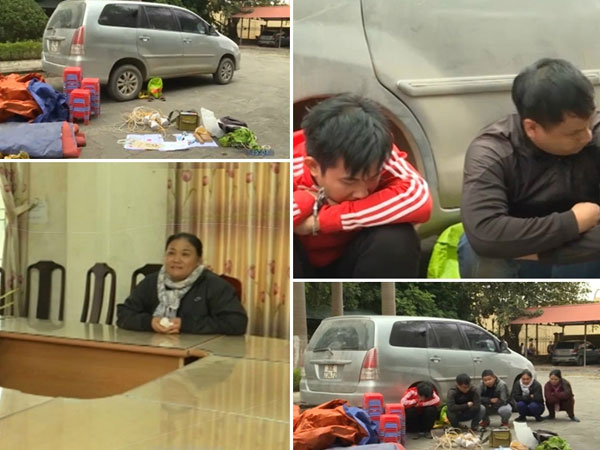 Cảnh sát băng rừng đột kích sới bạc chuyên mở về đêm