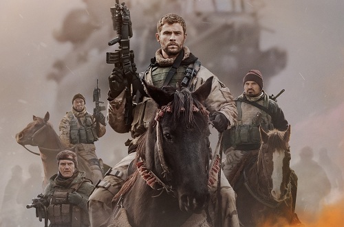 Chris Hemsworth cưỡi ngựa, chống khủng bố trong phim mới