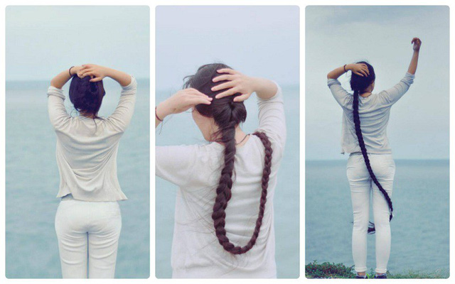 9x Sài Gòn kiếm bộn tiền nhờ quay clip khoe tóc dài gần 2m