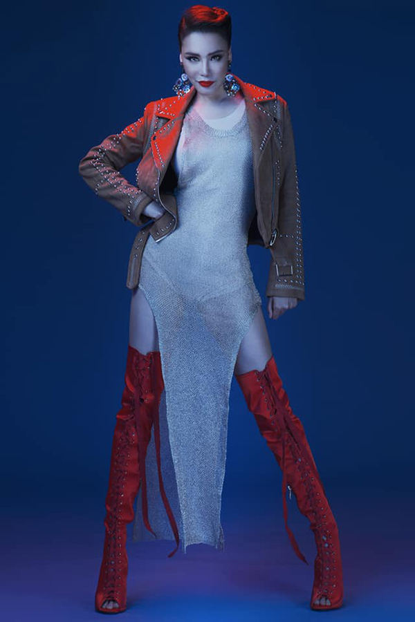 Sao Việt mix đồ cá tính với mốt bốt dài bất tận