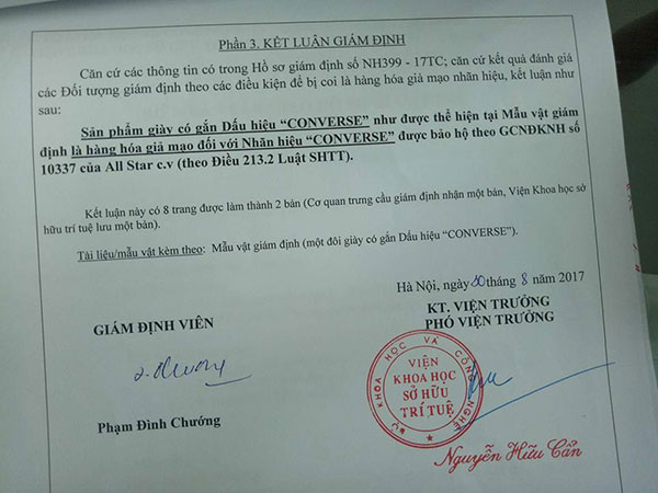 Hàng chục ngàn đôi giầy Converse bị hải quan Hải Phòng tạm giữ