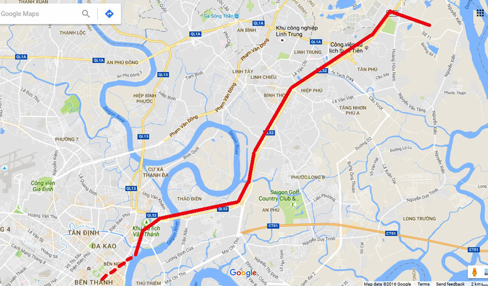 Cận cảnh đường ray tuyến metro đầu tiên ở Sài Gòn